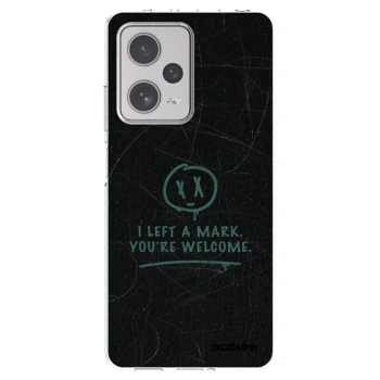 Picasee silikonski prozorni ovitek za Xiaomi Redmi Note 12 Pro+ 5G - LEFT A MARK
