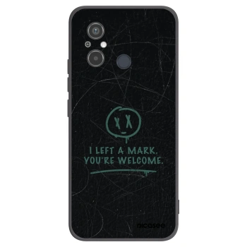 Picasee silikonski črni ovitek za Xiaomi Redmi 12C - LEFT A MARK