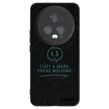 Picasee silikonski črni ovitek za Honor Magic5 Pro - LEFT A MARK