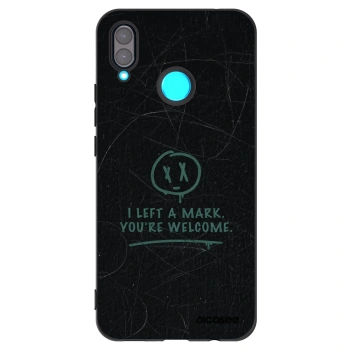 Picasee silikonski črni ovitek za Huawei Nova 3 - LEFT A MARK