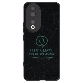 Picasee silikonski črni ovitek za Honor 90 5G - LEFT A MARK