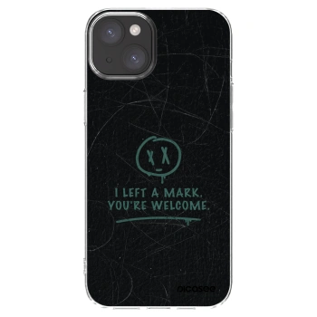 Picasee silikonski prozorni ovitek za Apple iPhone 15 Plus - LEFT A MARK