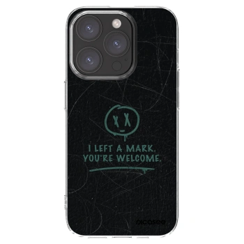 Picasee silikonski prozorni ovitek za Apple iPhone 15 Pro - LEFT A MARK