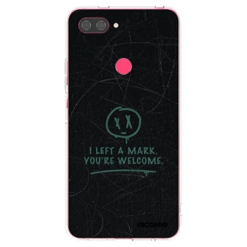 Picasee silikonski prozorni ovitek za Xiaomi Mi 8 Lite - LEFT A MARK