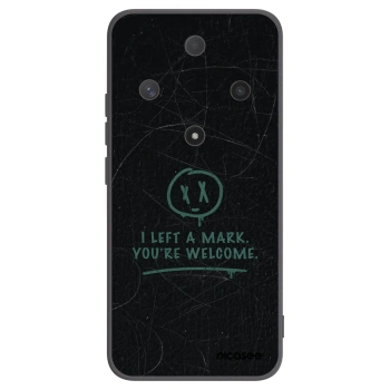 Picasee silikonski črni ovitek za Honor Magic6 Lite 5G - LEFT A MARK