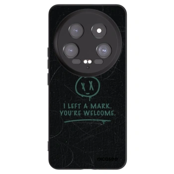 Picasee silikonski črni ovitek za Xiaomi 14 Ultra - LEFT A MARK
