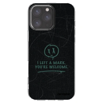 Picasee silikonski prozorni ovitek za Apple iPhone 16 Pro Max - LEFT A MARK
