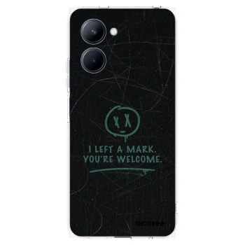 Picasee silikonski prozorni ovitek za Realme C33 (2023) - LEFT A MARK