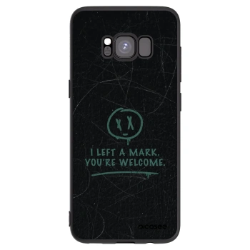 Picasee silikonski črni ovitek za Samsung Galaxy S8 G950F - LEFT A MARK