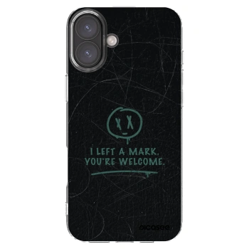 Picasee silikonski prozorni ovitek za Apple iPhone 16 Plus - LEFT A MARK