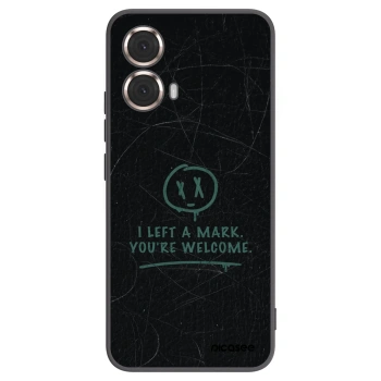 Picasee silikonski črni ovitek za Motorola Moto G85 - LEFT A MARK