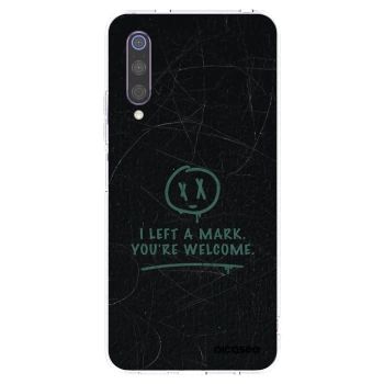 Picasee silikonski prozorni ovitek za Xiaomi Mi 9 - LEFT A MARK