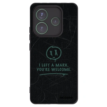 Picasee silikonski črni ovitek za Xiaomi Redmi Note 14 5G - LEFT A MARK