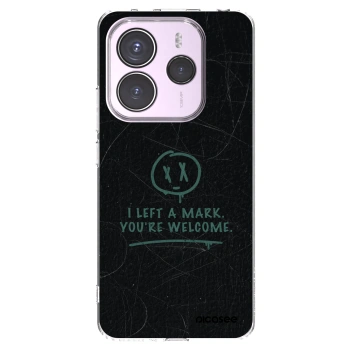 Picasee silikonski prozorni ovitek za Xiaomi Redmi Note 14 5G - LEFT A MARK