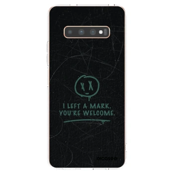 Picasee silikonski prozorni ovitek za Samsung Galaxy S10 Plus G975 - LEFT A MARK