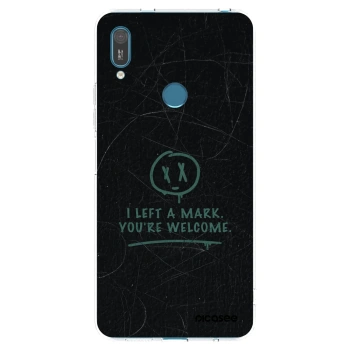 Picasee silikonski prozorni ovitek za Huawei Y7 2019 - LEFT A MARK