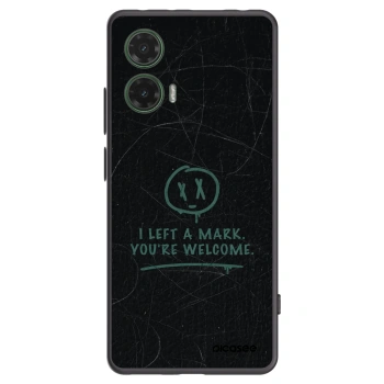 Picasee silikonski črni ovitek za Motorola Moto G35 5G - LEFT A MARK