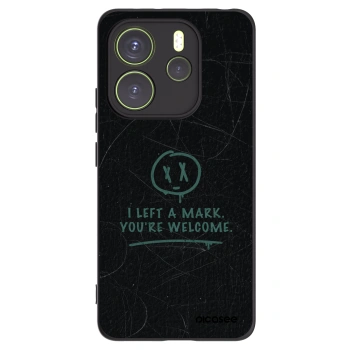 Picasee silikonski črni ovitek za Xiaomi Redmi Note 14 4G - LEFT A MARK