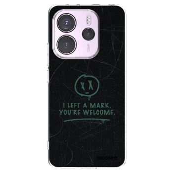 Picasee silikonski prozorni ovitek za Xiaomi Redmi Note 14 4G - LEFT A MARK