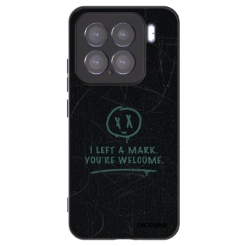 Picasee silikonski črni ovitek za Xiaomi 15 - LEFT A MARK