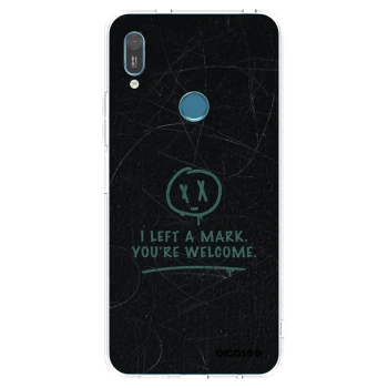 Picasee silikonski prozorni ovitek za Huawei Y6 2019 - LEFT A MARK