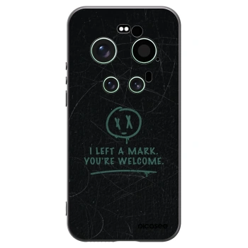 Picasee silikonski črni ovitek za Xiaomi 17 Ultra - LEFT A MARK