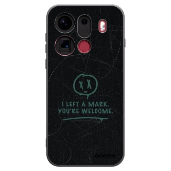 Picasee silikonski črni ovitek za OPPO Find X9 Pro - LEFT A MARK
