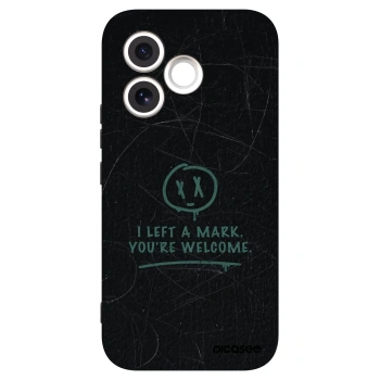Picasee silikonski črni ovitek za Honor 600 Lite - LEFT A MARK
