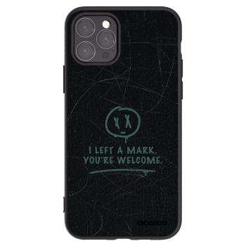 Picasee silikonski črni ovitek za Apple iPhone 11 Pro - LEFT A MARK