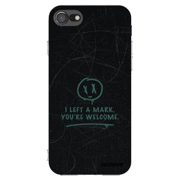 Picasee silikonski prozorni ovitek za Apple iPhone 8 - LEFT A MARK