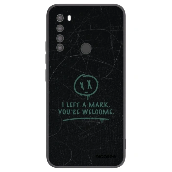 Picasee silikonski črni ovitek za Xiaomi Redmi Note 8 - LEFT A MARK