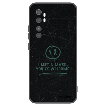Picasee silikonski črni ovitek za Xiaomi Mi Note 10 Lite - LEFT A MARK