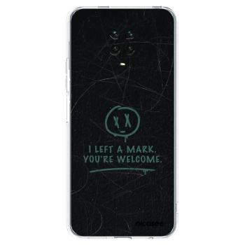 Picasee silikonski prozorni ovitek za Xiaomi Redmi Note 9S - LEFT A MARK