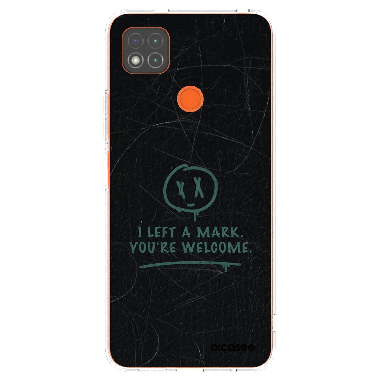 Picasee silikonski prozorni ovitek za Xiaomi Redmi 9C - LEFT A MARK
