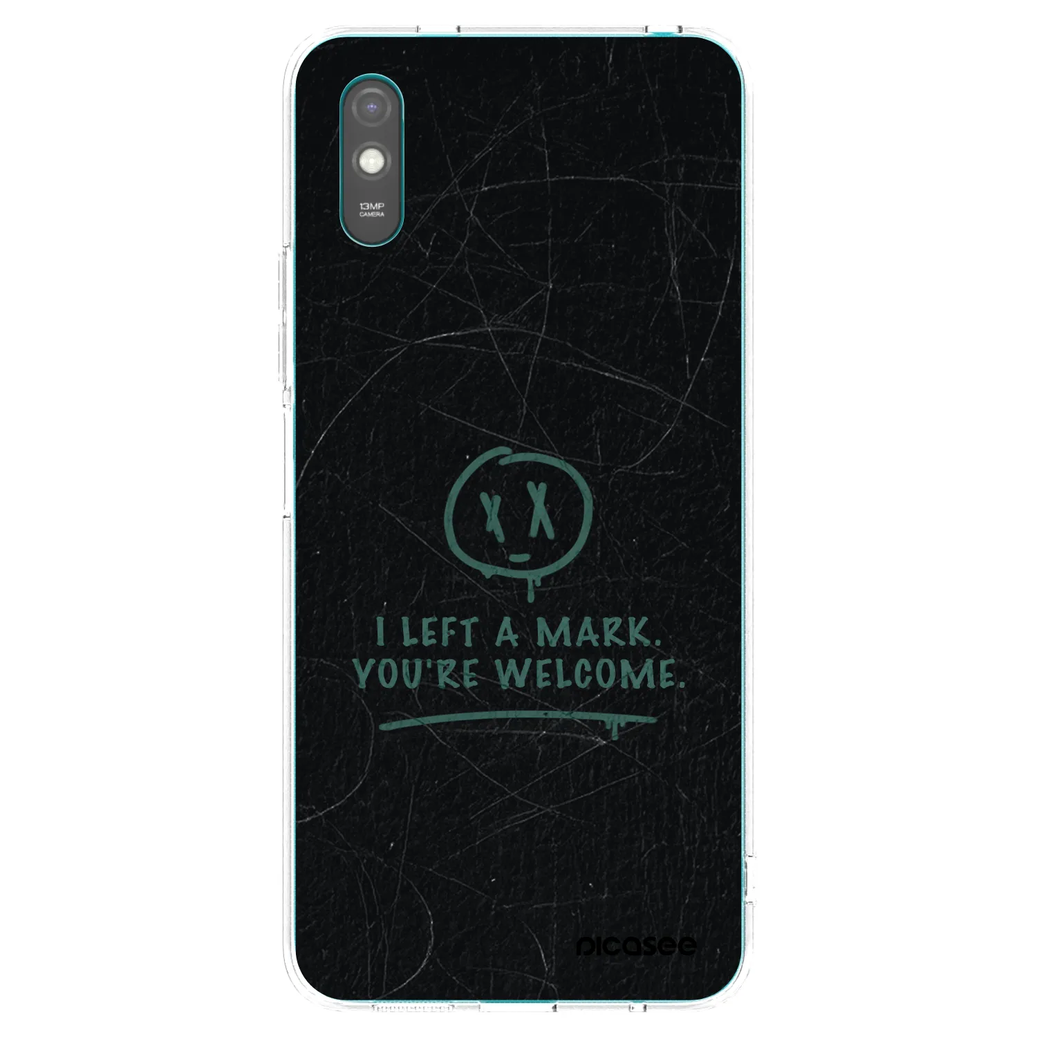 Picasee silikonski prozorni ovitek za Xiaomi Redmi 9A - LEFT A MARK