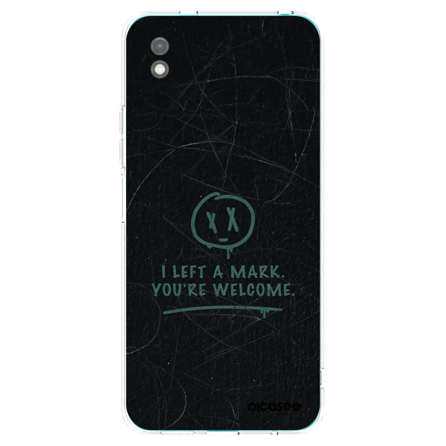 Picasee silikonski črni ovitek za Xiaomi Redmi 9A - LEFT A MARK