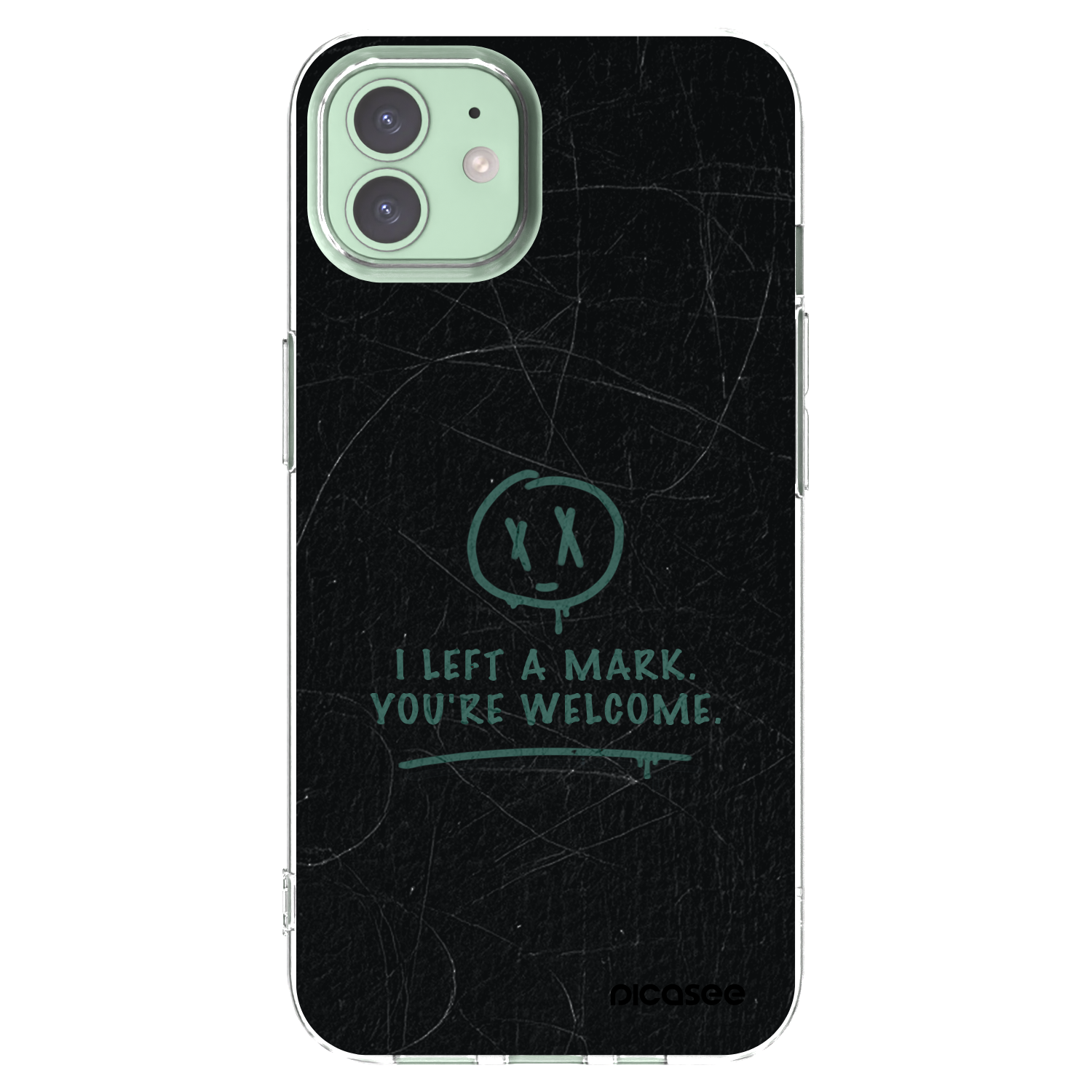 Picasee silikonski prozorni ovitek za Apple iPhone 12 - LEFT A MARK