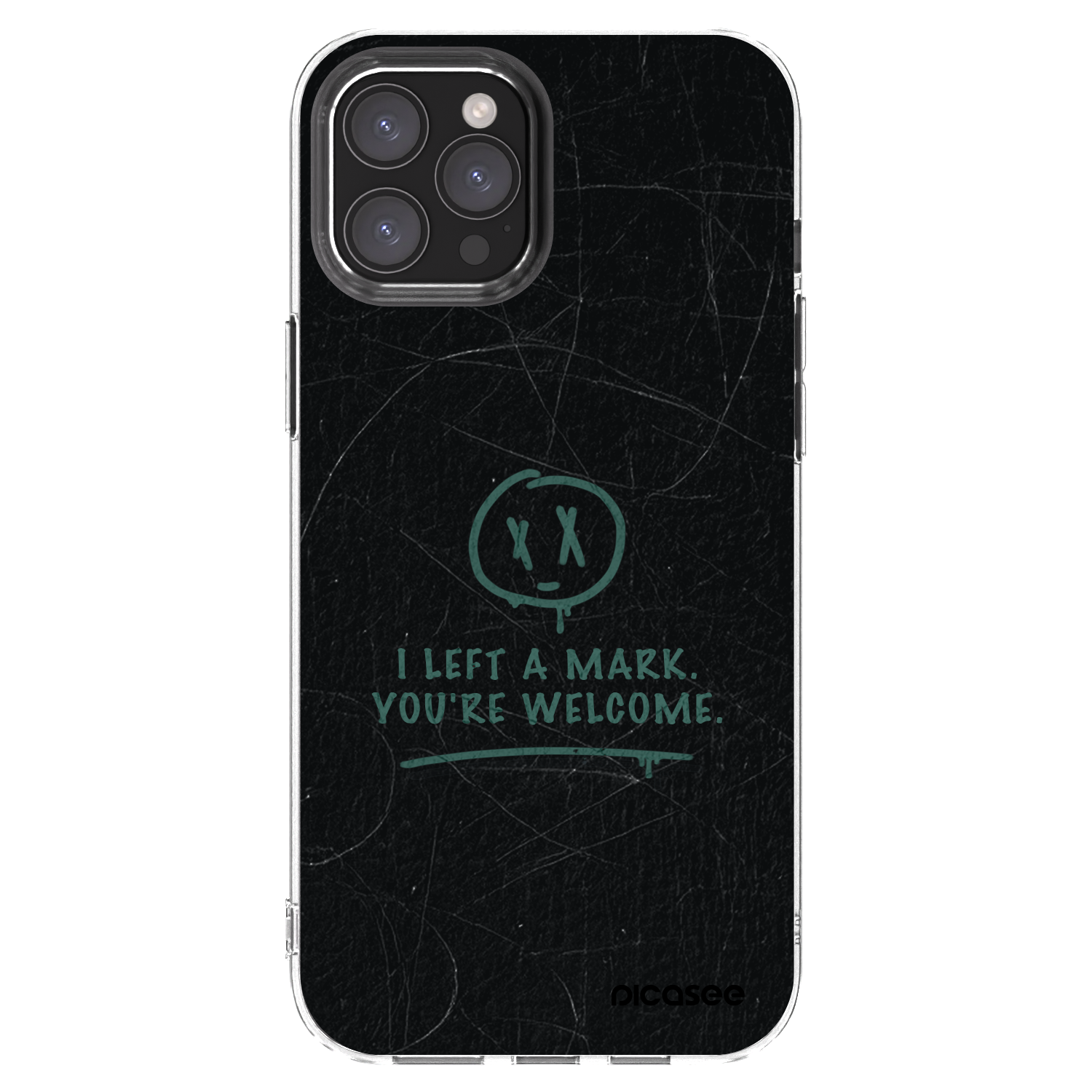 Picasee silikonski prozorni ovitek za Apple iPhone 12 Pro Max - LEFT A MARK