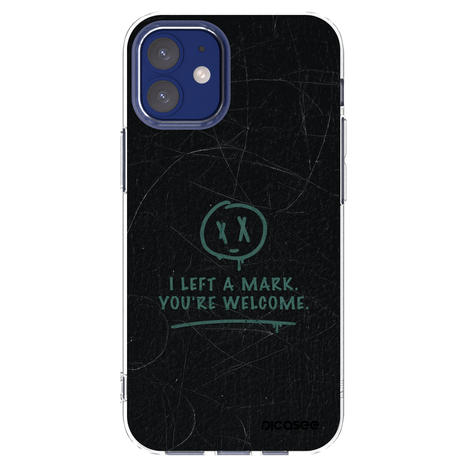 Picasee silikonski prozorni ovitek za Apple iPhone 12 mini - LEFT A MARK