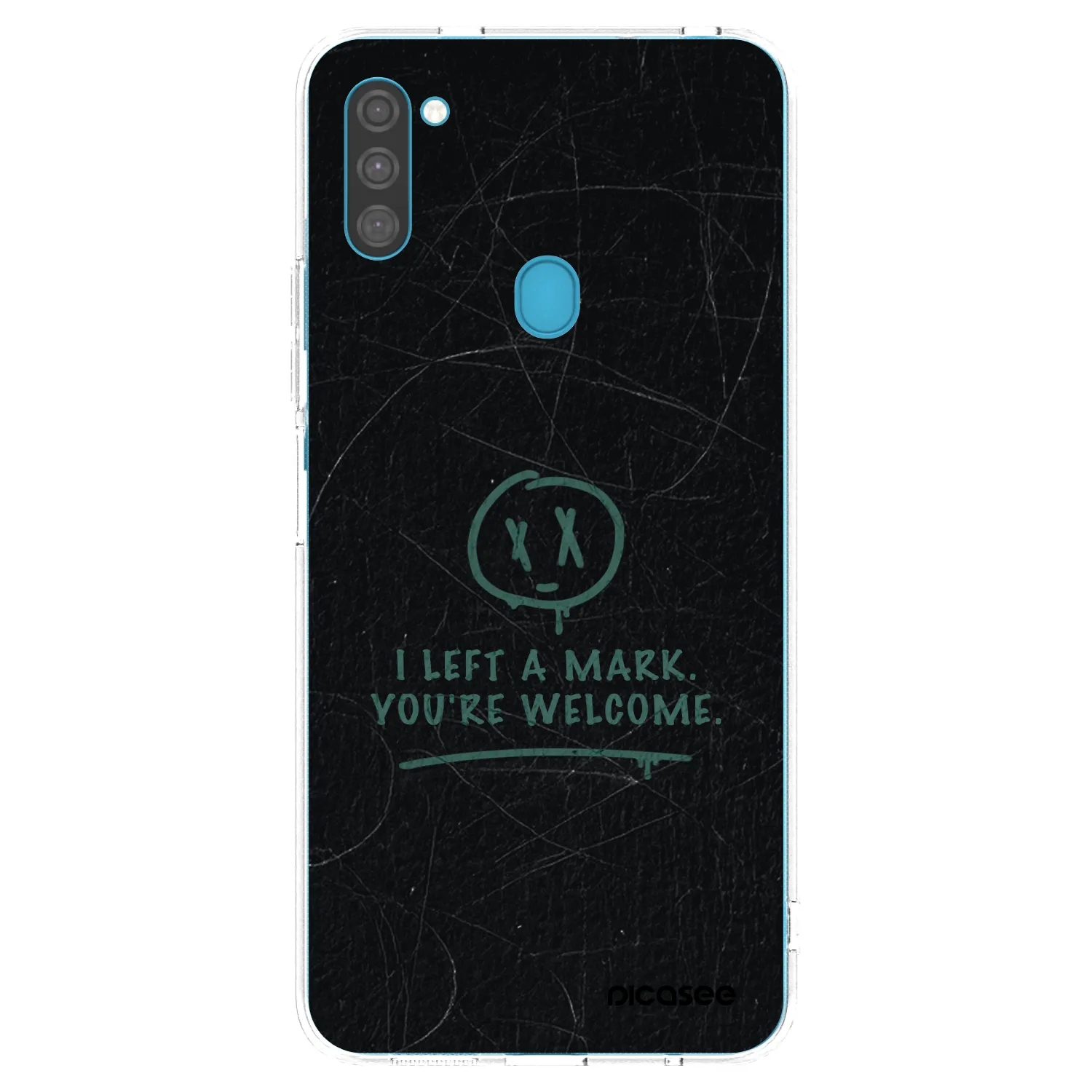 Picasee silikonski prozorni ovitek za Samsung Galaxy M11 - LEFT A MARK