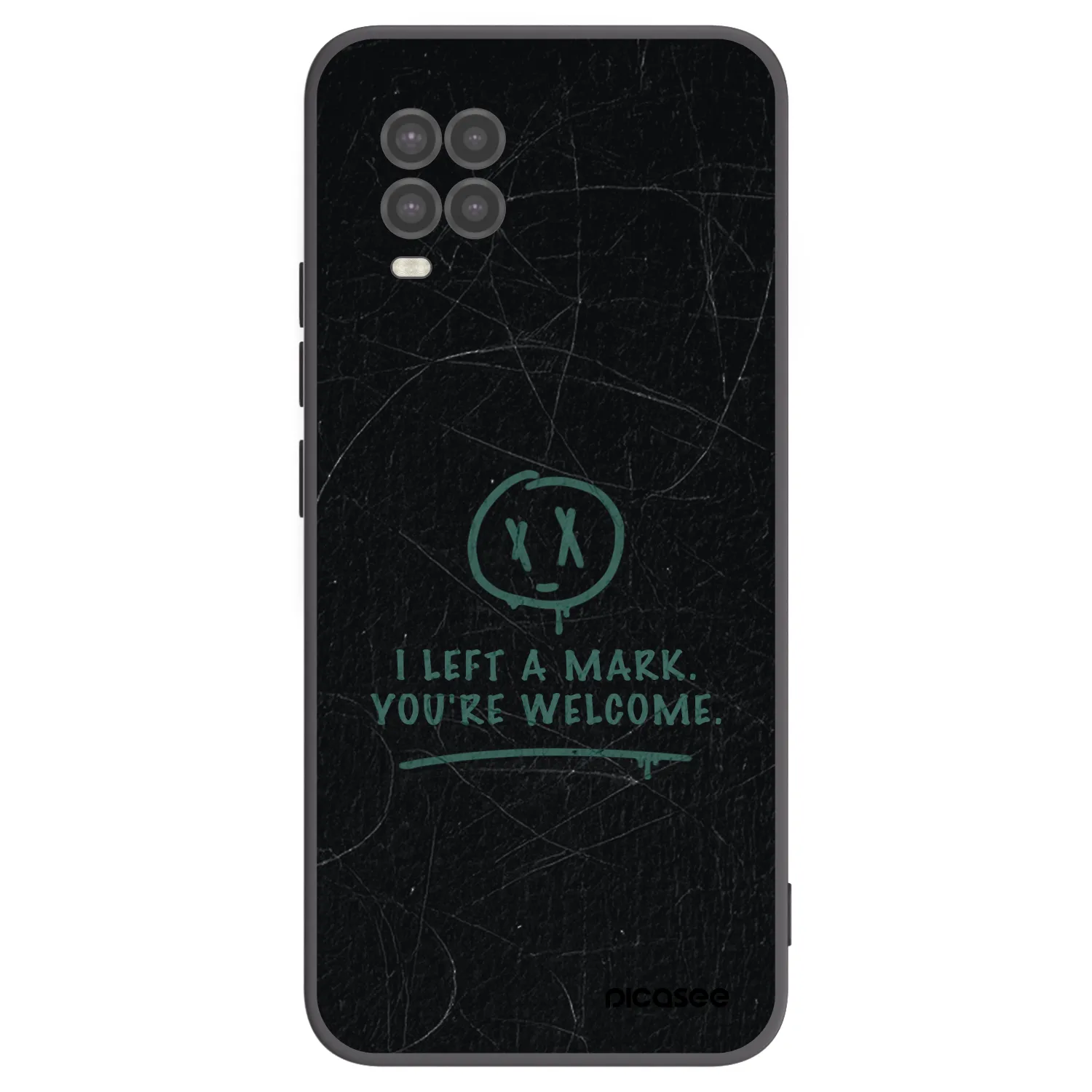 Picasee silikonski črni ovitek za Xiaomi Mi 10 Lite - LEFT A MARK
