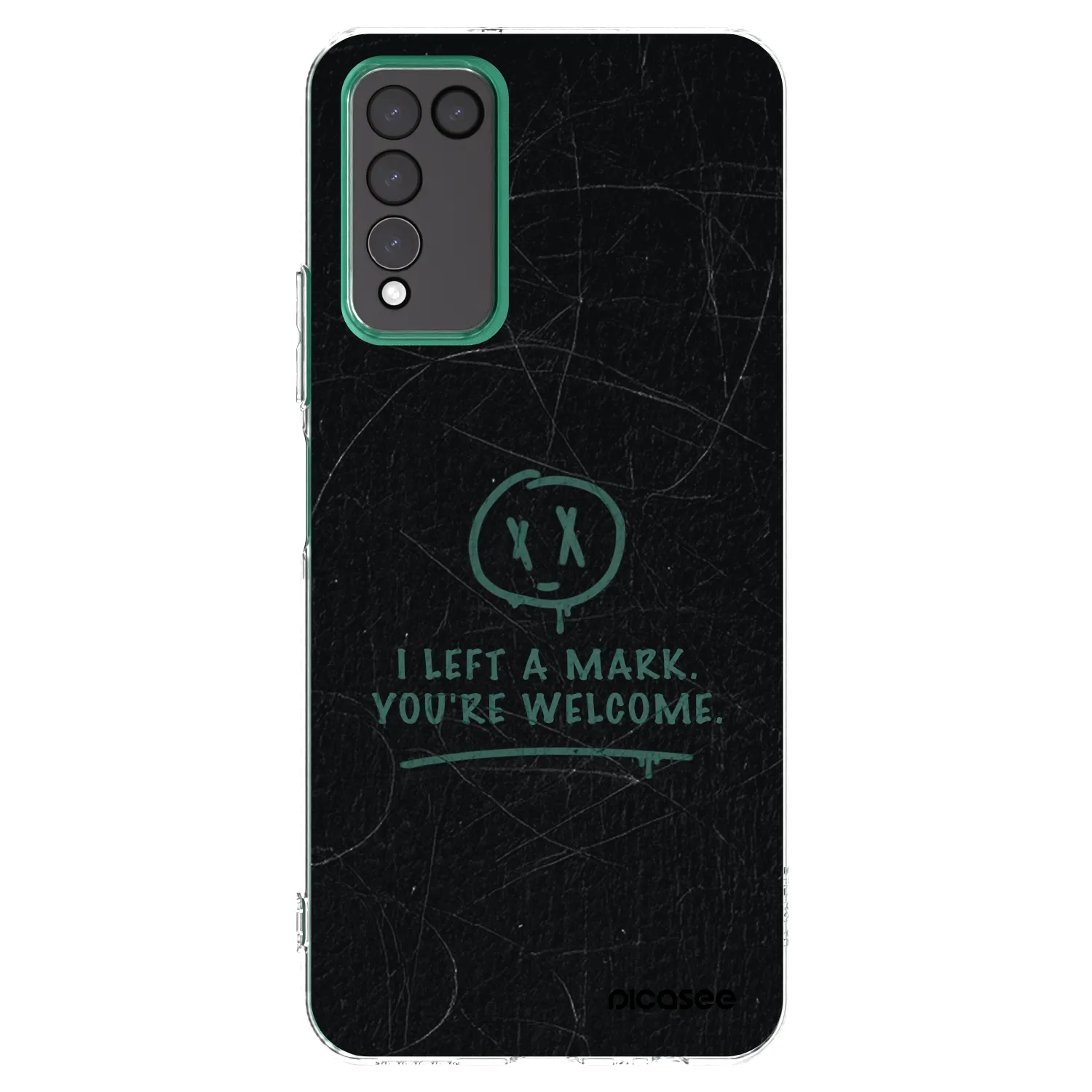 Picasee silikonski prozorni ovitek za Honor 10X Lite - LEFT A MARK