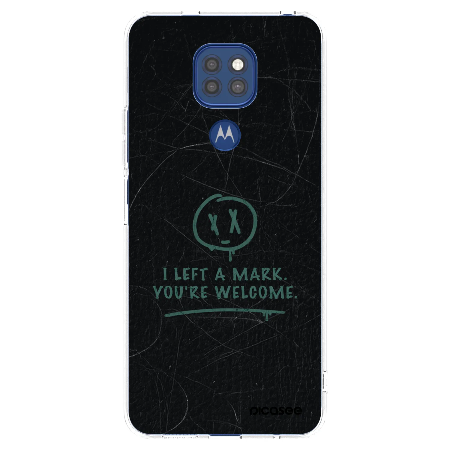 Picasee silikonski prozorni ovitek za Motorola Moto G9 Play - LEFT A MARK