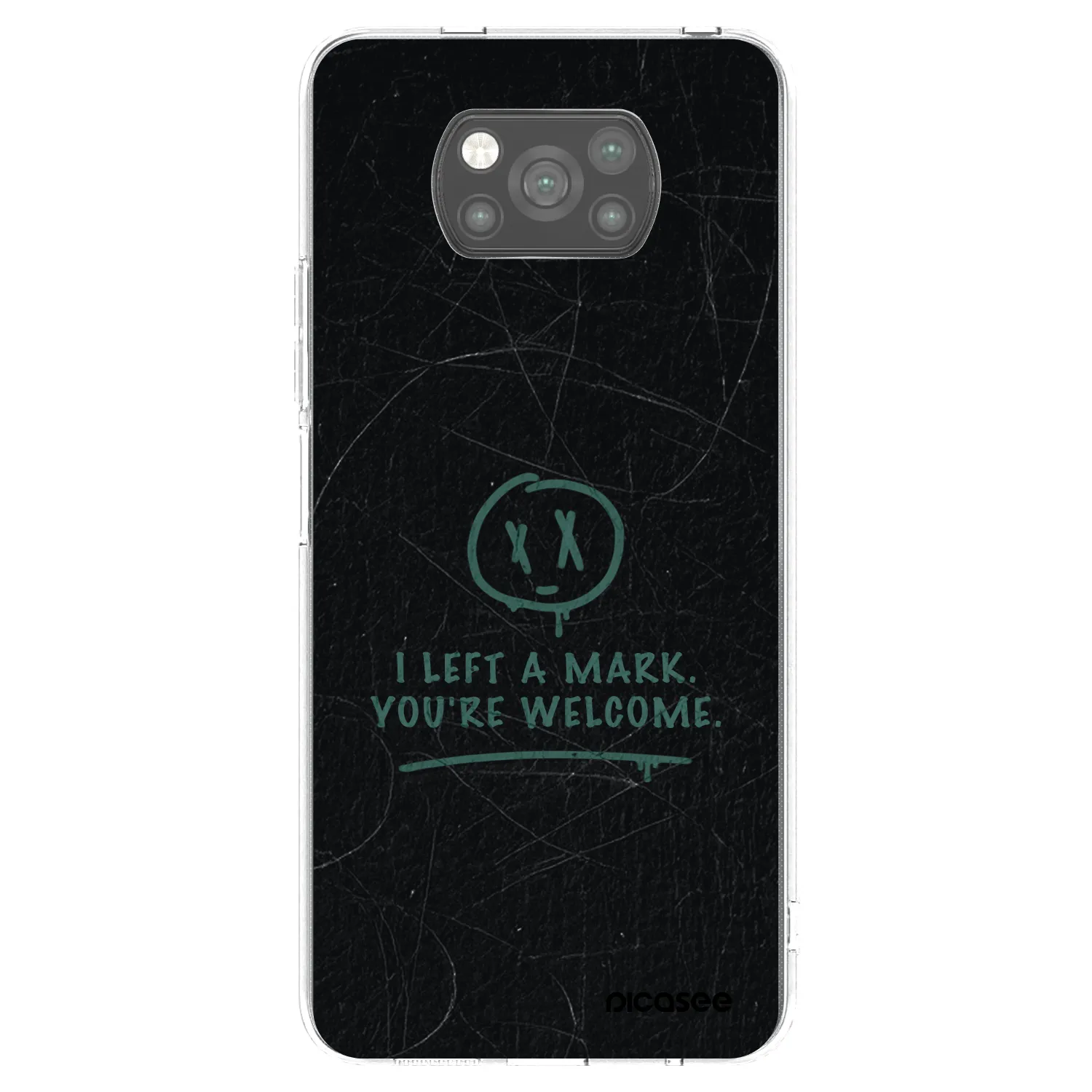 Picasee silikonski črni ovitek za Xiaomi Poco X3 Pro - LEFT A MARK