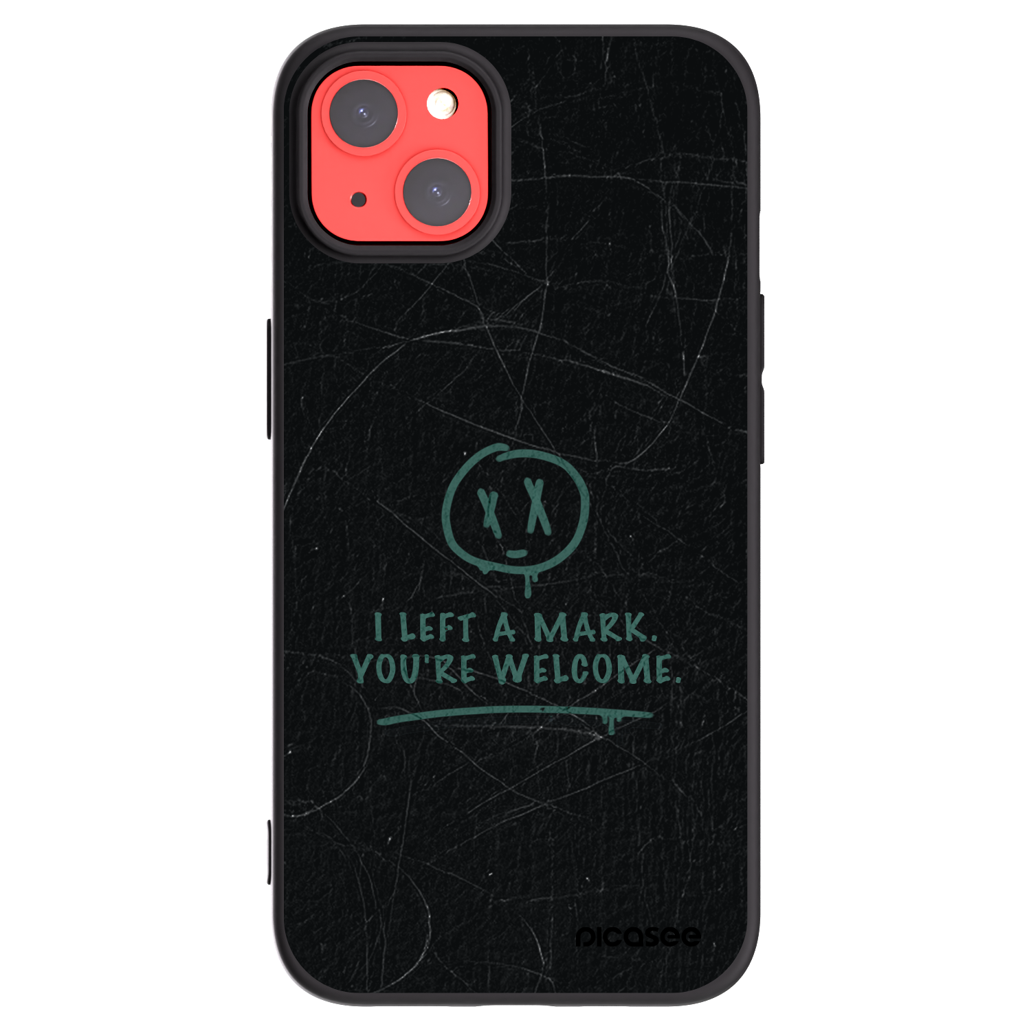 Picasee silikonski črni ovitek za Apple iPhone 13 - LEFT A MARK