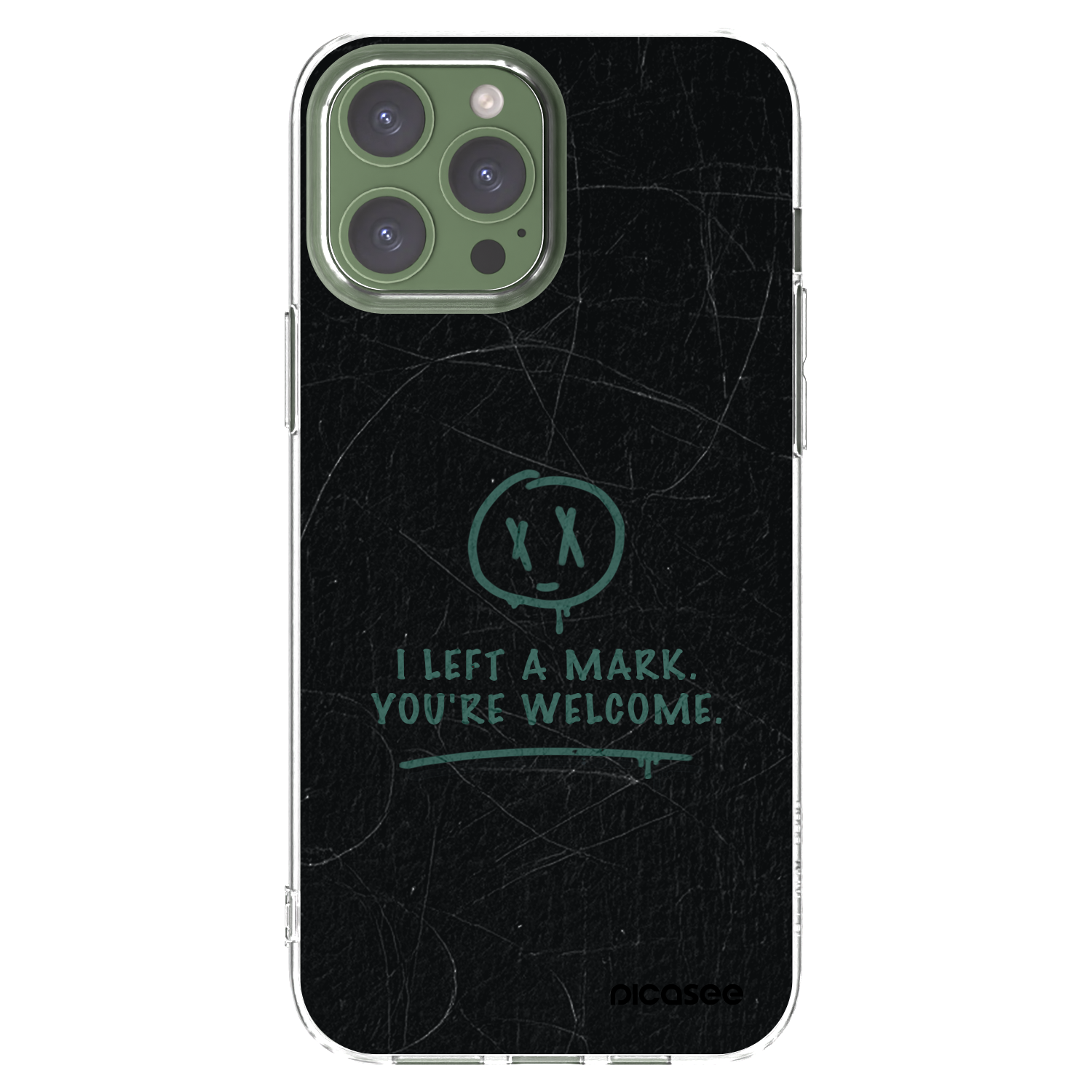 Picasee silikonski prozorni ovitek za Apple iPhone 13 Pro Max - LEFT A MARK