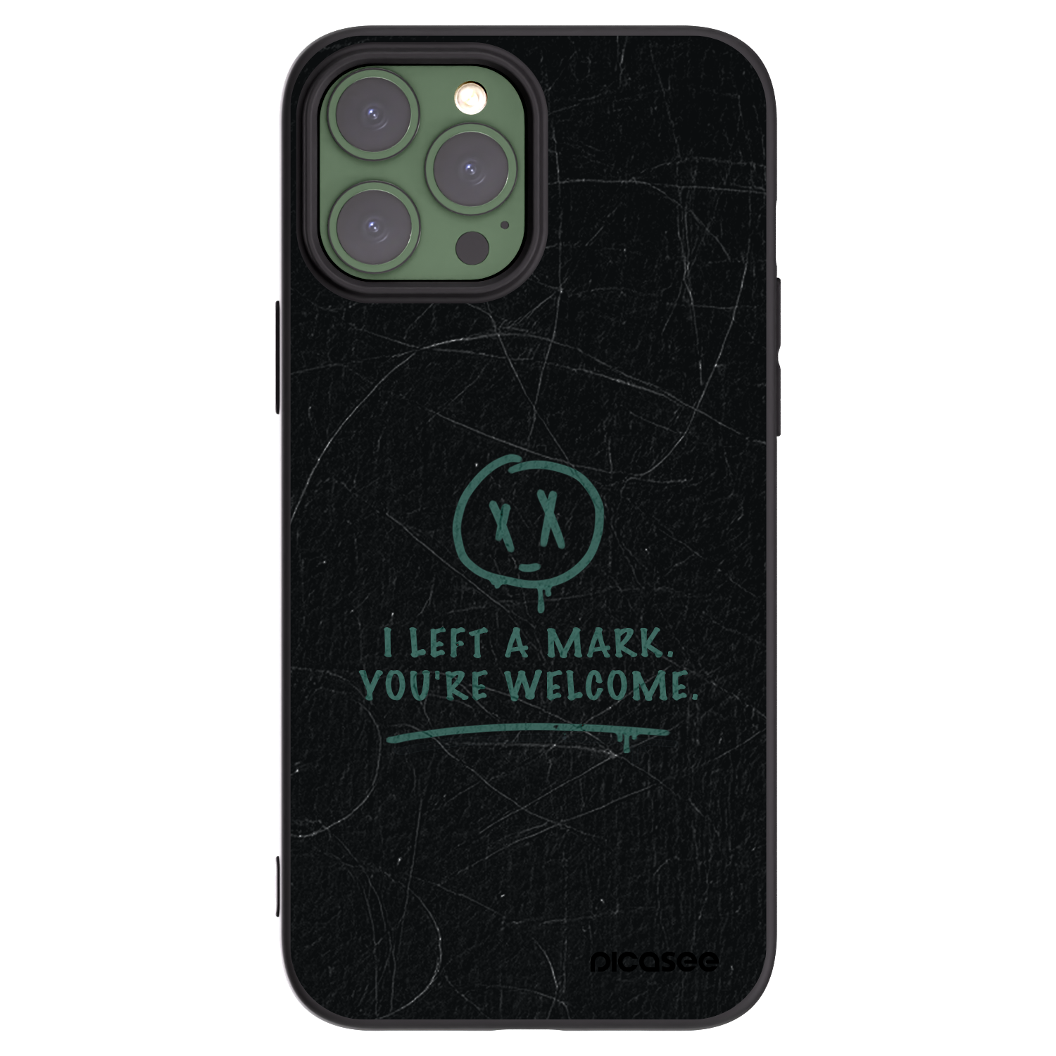 Picasee silikonski črni ovitek za Apple iPhone 13 Pro Max - LEFT A MARK