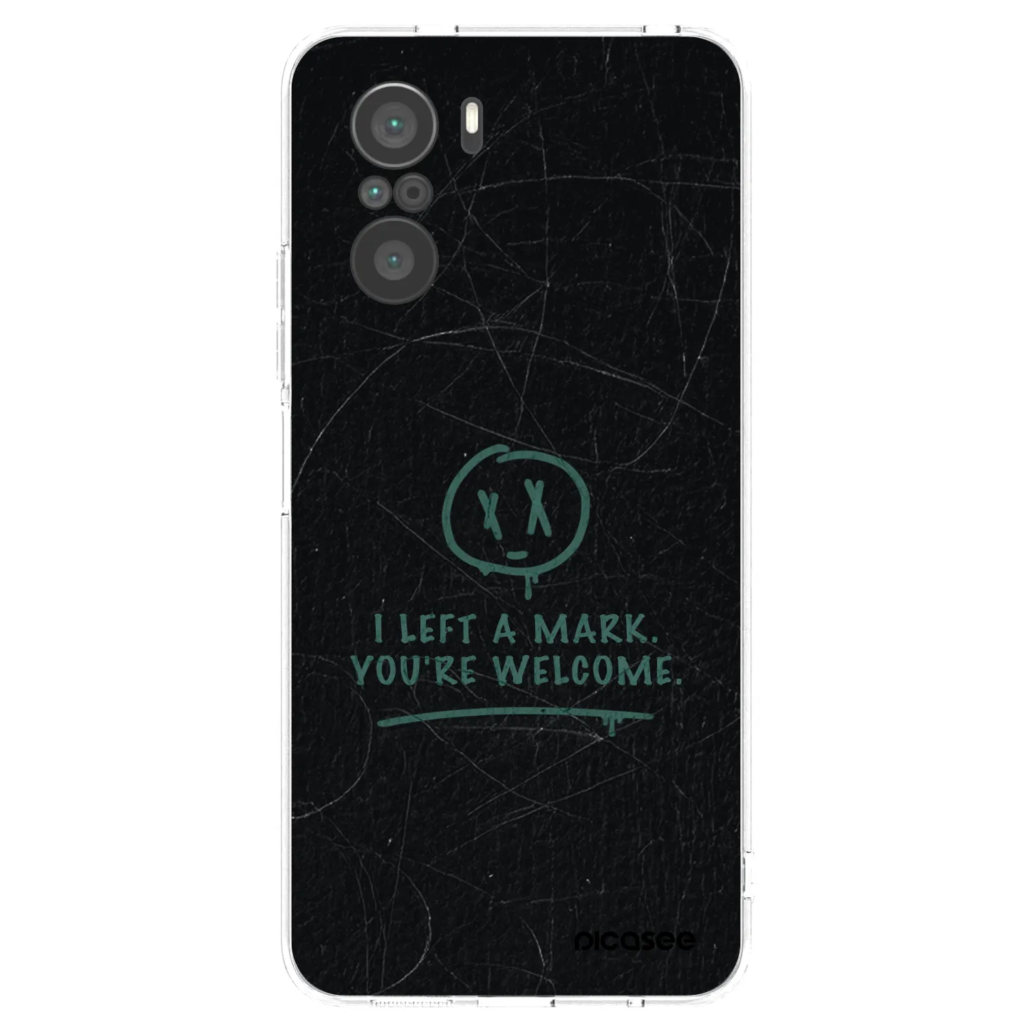 Picasee silikonski prozorni ovitek za Xiaomi Poco F3 - LEFT A MARK