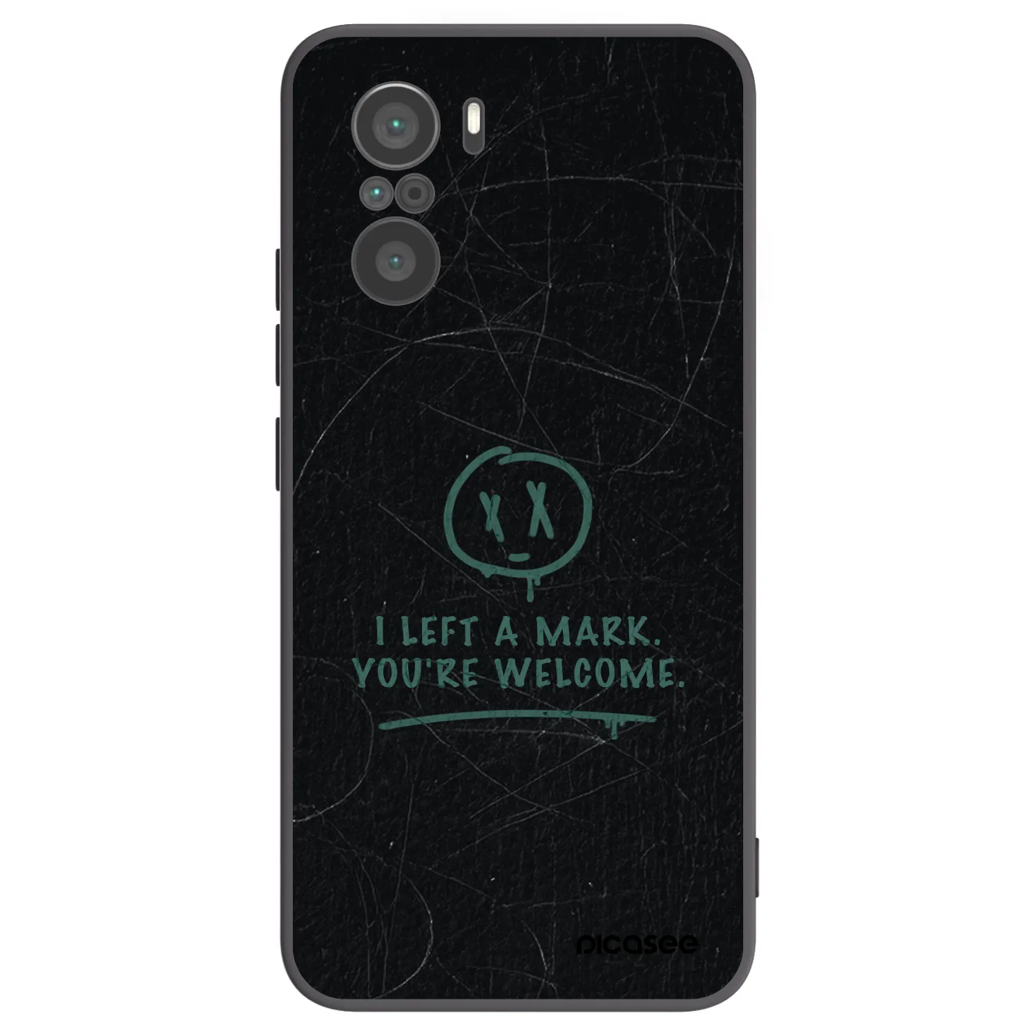 Picasee silikonski črni ovitek za Xiaomi Poco F3 - LEFT A MARK