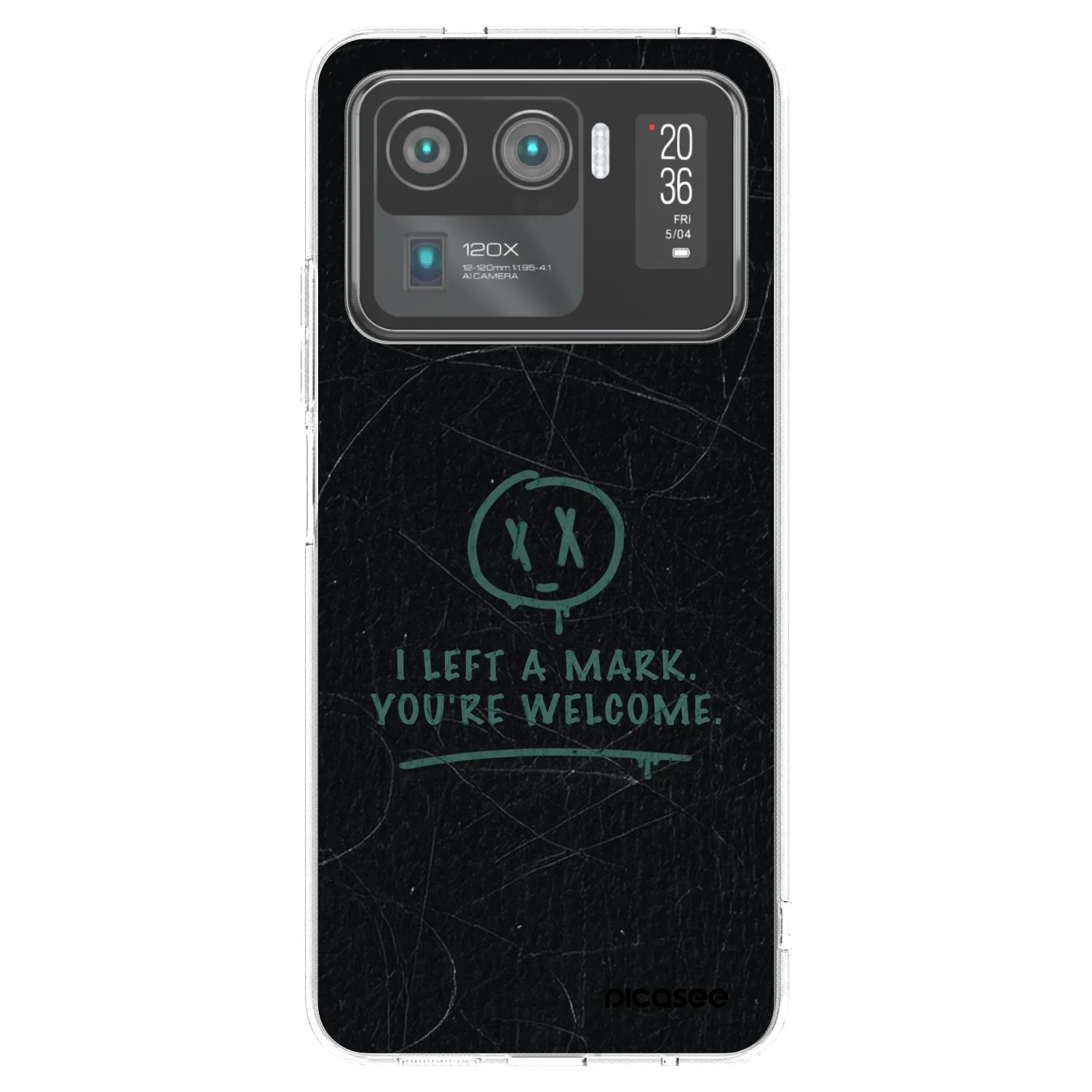 Picasee silikonski prozorni ovitek za Xiaomi Mi 11 Ultra - LEFT A MARK